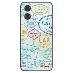 Fekete szilikon tok az alábbi mobiltelefonokra Motorola Moto G24 - PASSPORT EDITION