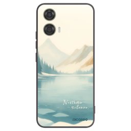 Fekete szilikon tok az alábbi mobiltelefonokra Motorola Moto G24 - NOTHERN SILENCE