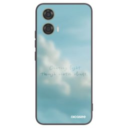 Fekete szilikon tok az alábbi mobiltelefonokra Motorola Moto G24 - CHASiNG LIGHT