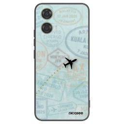 Fekete szilikon tok az alábbi mobiltelefonokra Motorola Moto G24 - FLIGHT PATH