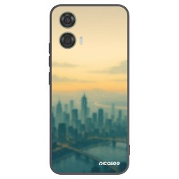 Fekete szilikon tok az alábbi mobiltelefonokra Motorola Moto G24 - Airplane mode
