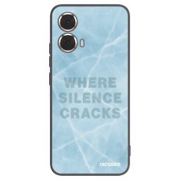 Fekete szilikon tok az alábbi mobiltelefonokra Motorola Moto G85 - SILENCE