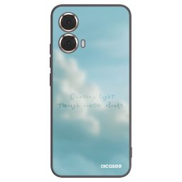 Fekete szilikon tok az alábbi mobiltelefonokra Motorola Moto G85 - CHASiNG LIGHT