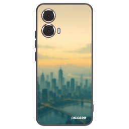 Fekete szilikon tok az alábbi mobiltelefonokra Motorola Moto G85 - Airplane mode