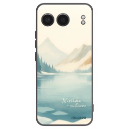 Fekete szilikon tok az alábbi mobiltelefonokra OnePlus Nord 4 - NOTHERN SILENCE