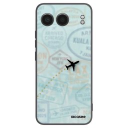 Fekete szilikon tok az alábbi mobiltelefonokra OnePlus Nord 4 - FLIGHT PATH