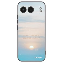 Fekete szilikon tok az alábbi mobiltelefonokra OnePlus Nord 4 - COLD SKIES