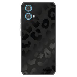 Fekete szilikon tok az alábbi mobiltelefonokra Motorola Moto G34 5G - Midnight Leopard
