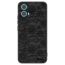 Fekete szilikon tok az alábbi mobiltelefonokra Motorola Moto G34 5G - Dark Elegance