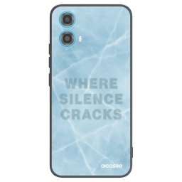 Fekete szilikon tok az alábbi mobiltelefonokra Motorola Moto G34 5G - SILENCE