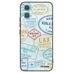 Fekete szilikon tok az alábbi mobiltelefonokra Motorola Moto G34 5G - PASSPORT EDITION