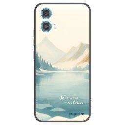 Fekete szilikon tok az alábbi mobiltelefonokra Motorola Moto G34 5G - NOTHERN SILENCE