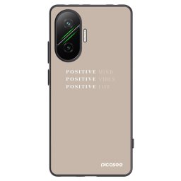Fekete szilikon tok az alábbi mobiltelefonokra Xiaomi Poco F7 Pro 5G - Positive Vibes