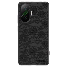 Fekete szilikon tok az alábbi mobiltelefonokra Xiaomi Poco F7 Pro 5G - Dark Elegance