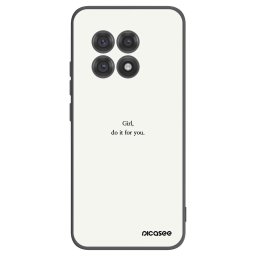 Fekete szilikon tok az alábbi mobiltelefonokra OnePlus 13R 5G - Girl, do it for you
