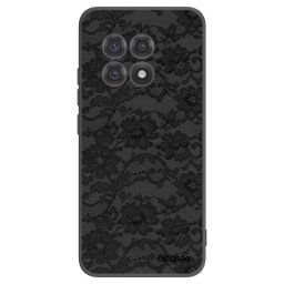 Fekete szilikon tok az alábbi mobiltelefonokra OnePlus 13R 5G - Dark Elegance