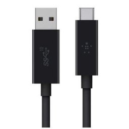 Belkin USB-C/USB-A 3.1 kábel, 0,9m, fekete