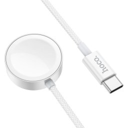 HOCO vezeték nélküli töltő Type C kompatibilis APPLE Watch és SAMSUNG Watch CW59 fehér