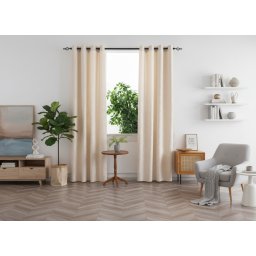 DUNES VELVET sötétítő függöny 140×250 cm, krémszínű Felfüggesztés: Hullámos sínszalag