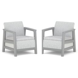 Keter SCANDI LINEA DUO SET - Ash Grey / Storm Grey