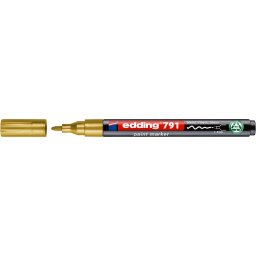 Lakkmarker 1-2mm, kerek Edding 791 arany