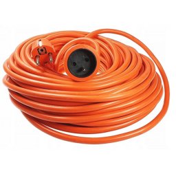 Kraft&Dele 50 m-es kerti Lengő hosszabbító kábel, narancssárga, 3 x 1,0 mm2