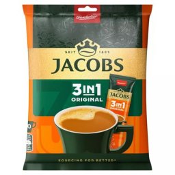 JACOBS Instant kávé stick, 10x12,6 g, JACOBS "3in1"