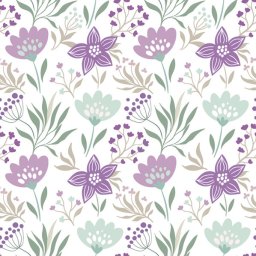 Virág Violet and Mint szalvéta 20 db-os 33x33 cm