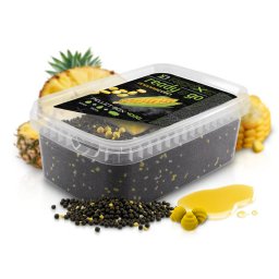 Delphin Reaxe READY&GO pellet box method feeder horgászathoz Kukorica-Ananász ízesítéssel 400g (101006479)