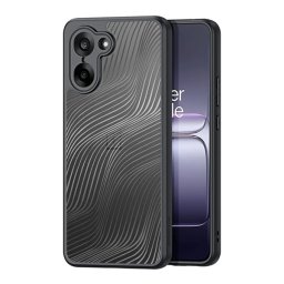 DUX DUCIS AIMO szilikon telefonvédő (ütésállóság, kameravédő, matt, hullám) FEKETE OnePlus Nord CE5