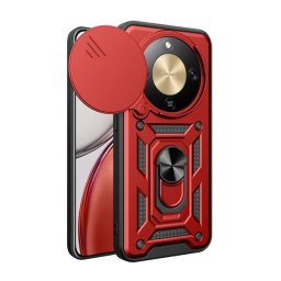 Defender szilikon telefonvédő (ütésállóság, tartógyűrű, kameravédő) PIROS Honor Magic 8 Lite