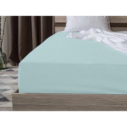 Mentol jersey lepedő 90 x 200 cm