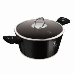 Berlinger Haus Lábas fedővel 28 cm tapadásmentes bevonattal Black Vantage Collection BH/8226