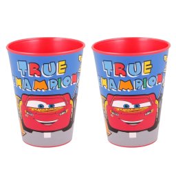 2db Verdák/Cars pohár, műanyag 260 ml BPA Mentes