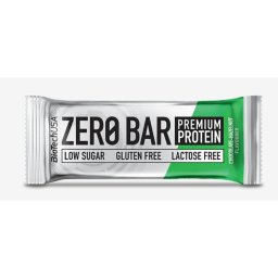 Zero Bar fehérjeszelet 20x50g csokoládé-mogyoró BioTechUSA