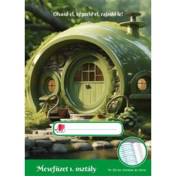 ICO Olvasónapló, tűzött, A5, 32 lap, 1. osztály, ICO "Süni Mesefüzet", hobbit