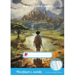 ICO Olvasónapló, tűzött, A5, 32 lap, 2. osztály, ICO "Süni Mesefüzet", vándor