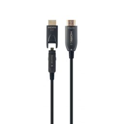 Gembird CCBP-HDMID-AOC-50M AOC High speed HDMI D-A cable with Ethernet AOC Premium Series 50m Black