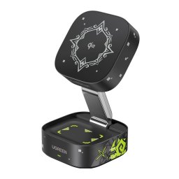 UGREEN Qi2 15W MagFlow 2-in-1 Wireless Charger Genshin Impact Edition Black