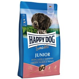 Happy Dog Sensible Junior Lachs & Kartoffel - csirke, lazac és burgonya 10 kg