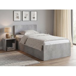 Ágy SOFIA 90 x 200 cm, beton Ágyrács: Léces ágyrács, Matrac: Coco Maxi 20 cm matrac