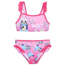 Bluey Bikini virágos pink fodros