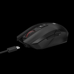 A4tech Bloody Mouse R36 Ultra, vezeték nélküli játék egér, 12000 DPI, USB, fekete, fekete