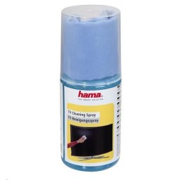 Hama tisztító spray TV-hez, 200 ml, ruhával