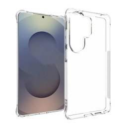 Szilikon telefonvédő (ütésállóság, légpárnás sarok) ÁTLÁTSZÓ Samsung Galaxy S26 Ultra (SM-S948)