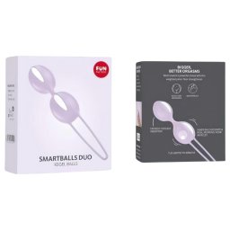 Fun Factory Smartballs Duo - gésagolyó kegel tréner belső golyóval (lila)