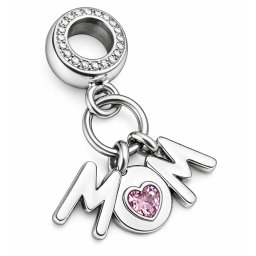 Pandora stílusú MOM szív charm medál anyáknak