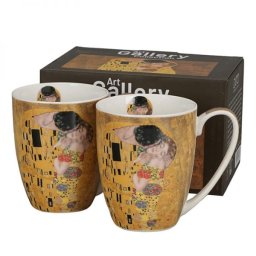 Klimt porcelán bögre szett - 360 ml - 2 darabos The Kiss