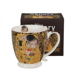 Klimt porcelán JUMBO csésze / bögre - 510 ml - A csók/Életfa / barna