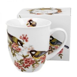 Madaras porcelán bögre - 400 ml - cinege